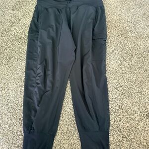 Black Jogger Pants - Lightweight Athletic Tapered Fit